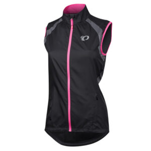 Pearl Izumi WIND VEST SIZE L ELITE BARRIER LADIES BLACK/PINK