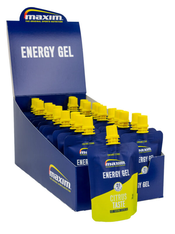 maxim energy gel 100gr citrus