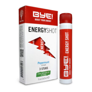 Bye! ENERGYSHOT 3 PEÇAS HORTELÃ-PIMENTA