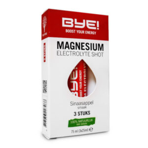 Bye! ELECTRÓLITO MAGNÉSIO SHOT 3 PEÇAS LARANJA