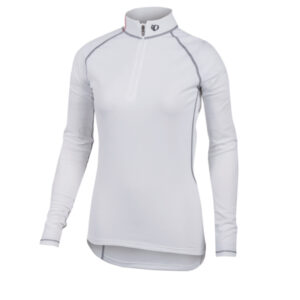 Pearl Izumi ONDEKRLEDING L.M. SIZE L LADIES TRANSFER ZIP-NECK BASE WHITE