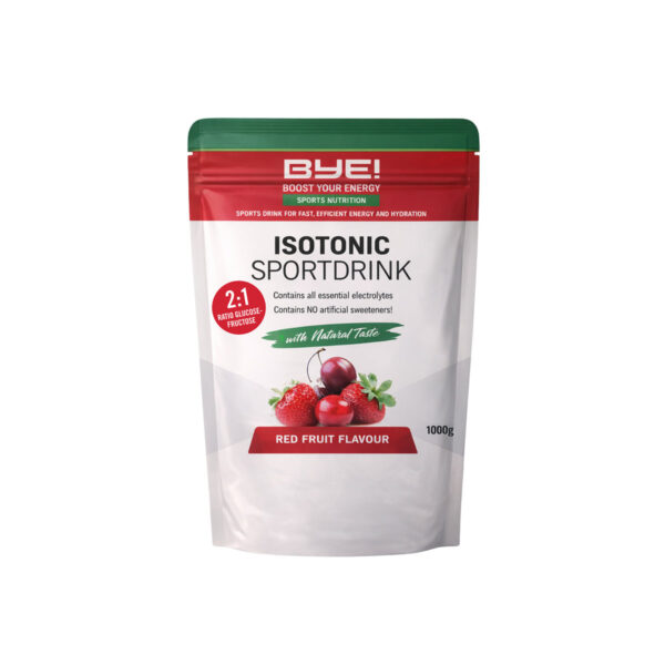 cycleXperience - 40130300 - Bye! ISOTONIC SPORTDRANK 1KG - RED FRUIT - 1