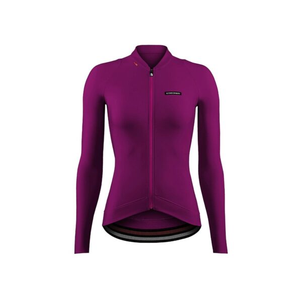 cycleXperience - 50226 - Etxeondo SHIRT L.M. ALDA BI THERMO DAMES - Bordeaux - 1
