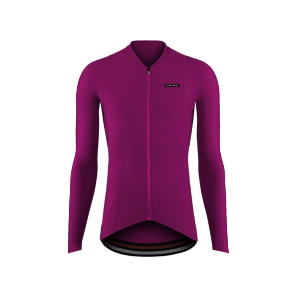 cycleXperience - 52437 - Etxeondo SHIRT L.M. ALDE BI THERMO - Bordeaux - 1
