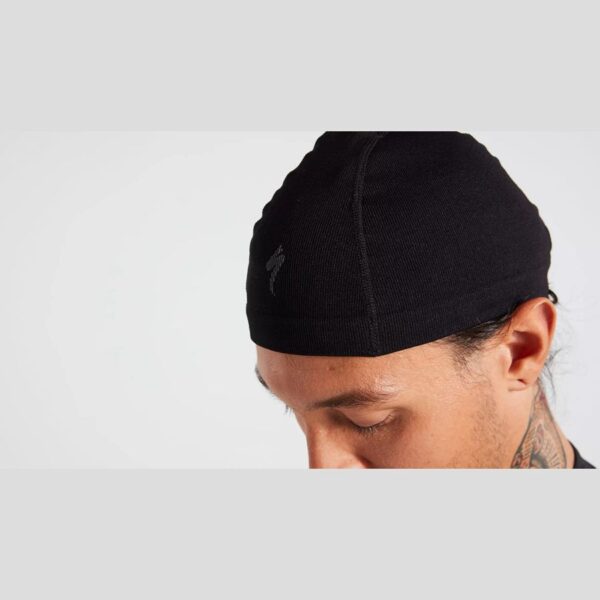 cycleXperience - 64822-32Xx - Specialized - Gorro UV sem costuras - Preto - Branco - 1