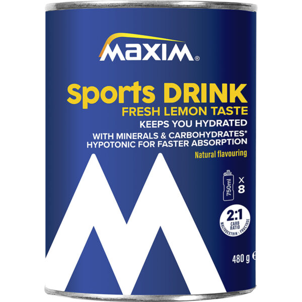 cycleXperience - 703013 - MAXIM SPORTS DRINK FRESH LEMON 480GR - 1