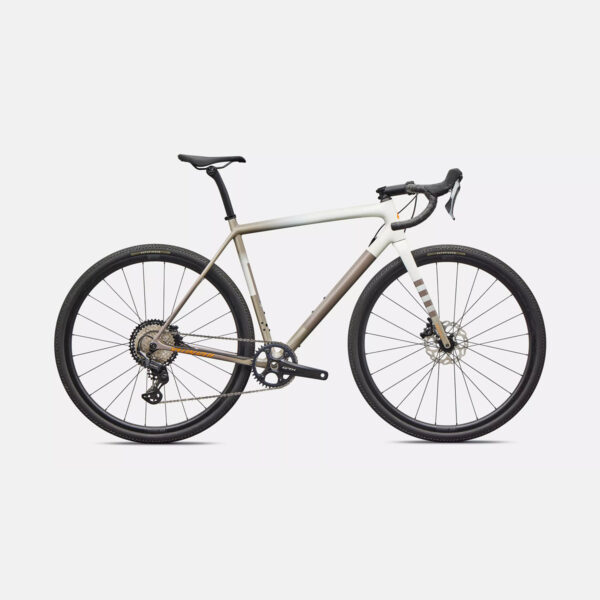 cycleXperience - 91426-50XX - Specialized - Crux Custom - Dune White Sandstone Metallic Desert Metallic Orange - 1