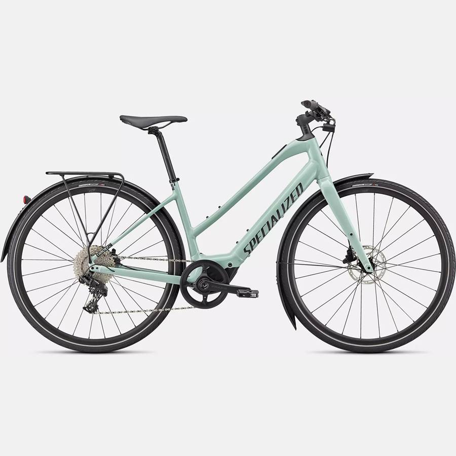 cycleXperience - 93921-52XX - Specialized - Vado SL 4.0 Step-Through EQ - Blanc Sage Noir Réfléchissant - 7