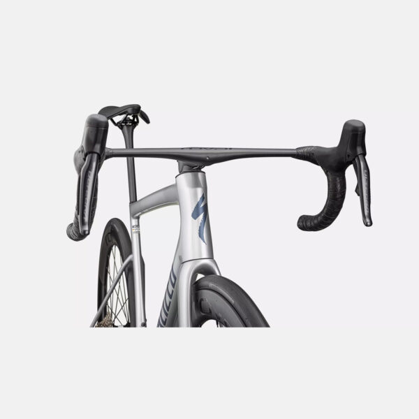 cycleXperience - 94925-13xx - Specialized - Tarmac SL8 Pro - Gloss Liquid Silver Satin Blue Pearl Over Black Liquid Metal - 5 cycleXperience - 94925-13xx - Specialized - Tarmac SL8 Pro - Gloss Liquid Silver Satin Blue Pearl Over Black Liquid Metal - 5