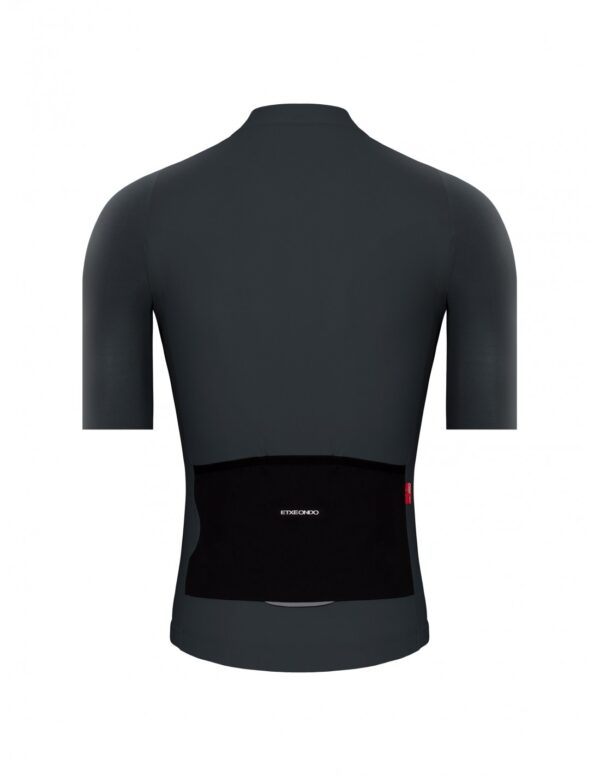maillot cycliste alde110LW anthracite gris dos maillot cycliste alde110LW anthracite gris dos