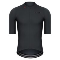 maillot cycliste alde110LW gris anthracite pour